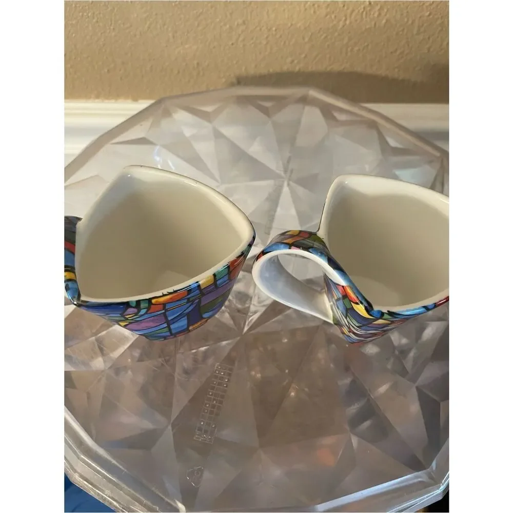 Barcelona Gaudi Mosaic Cappuccino Cups set of 2